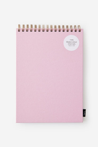 A4 Spiral Watercolour Book