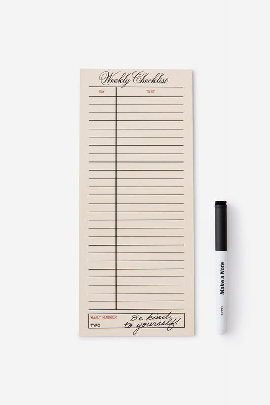 Magnetic Memo List