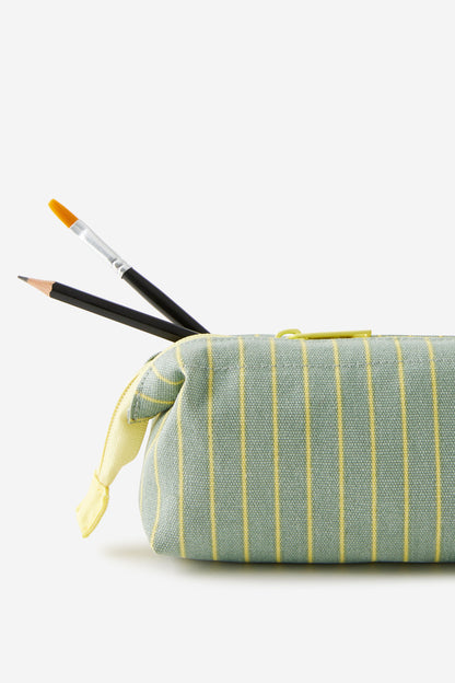 Compact Canvas Pencil Case