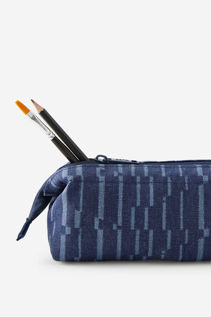 Compact Canvas Pencil Case
