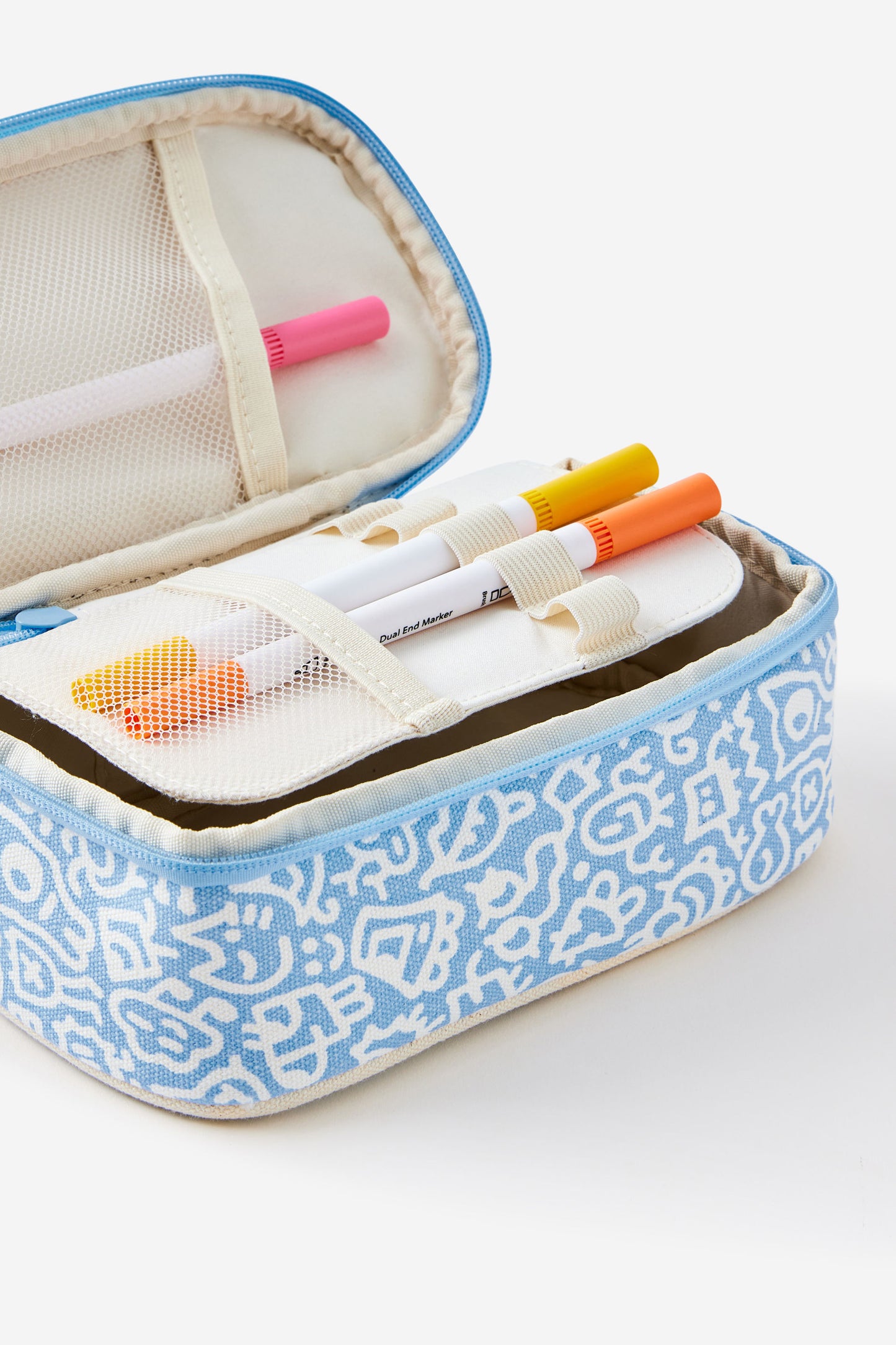 Doodle Boy Arlow Canvas Pencil Case