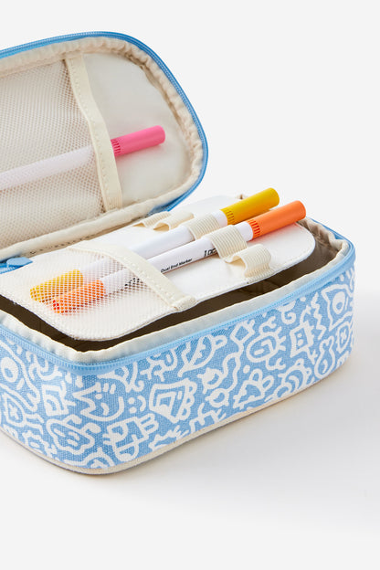 Doodle Boy Arlow Canvas Pencil Case