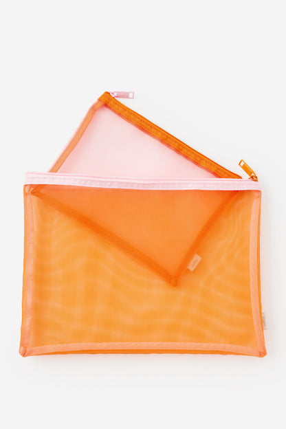 Mesh Pencil Case Set