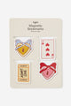 Magnetic Bookmarks 4Pk