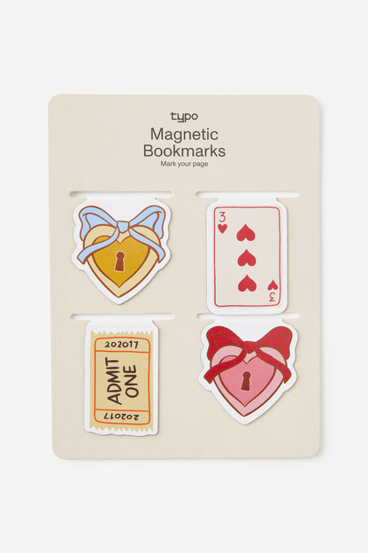 Magnetic Bookmarks 4Pk