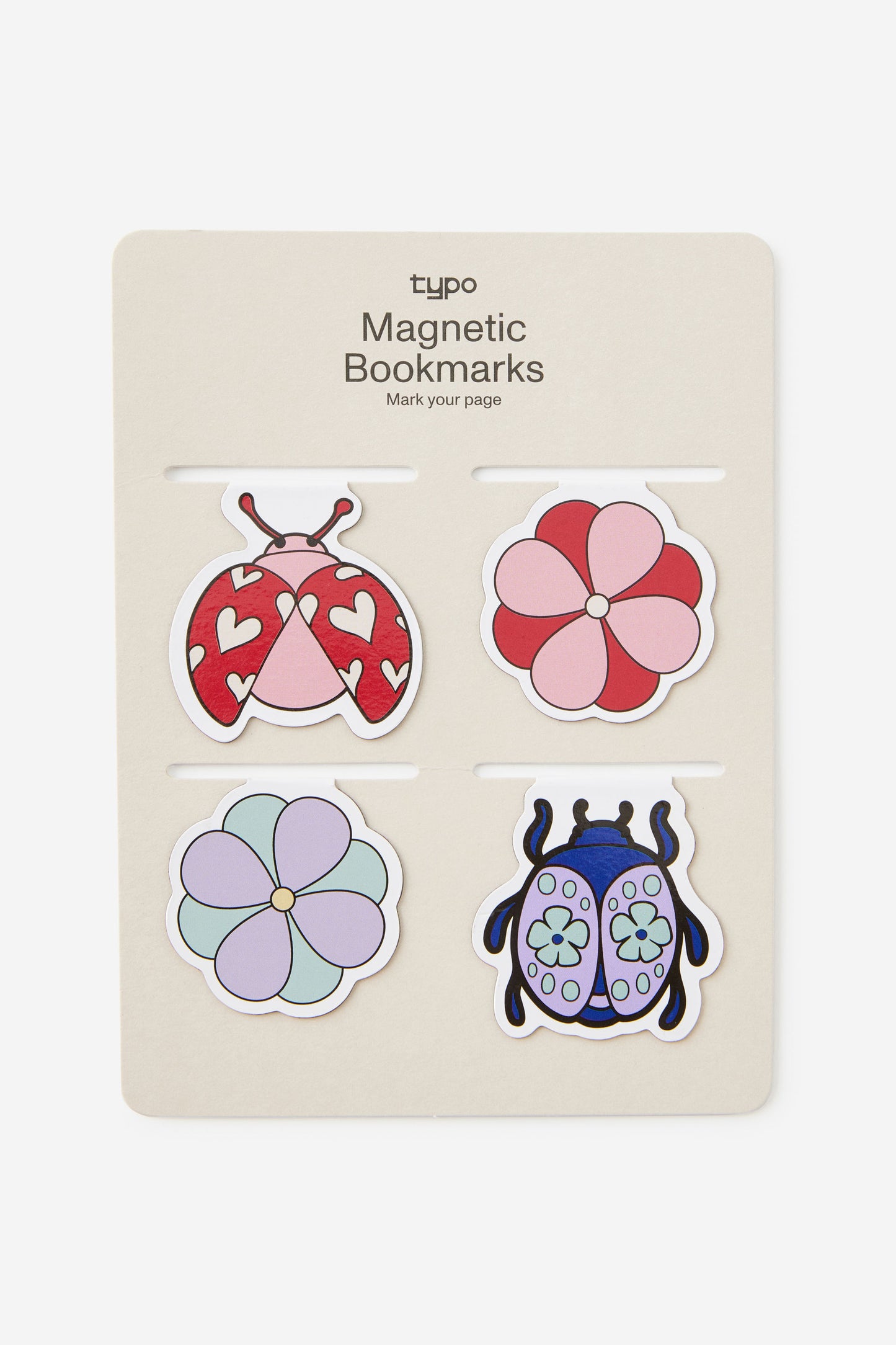 Magnetic Bookmarks 4Pk