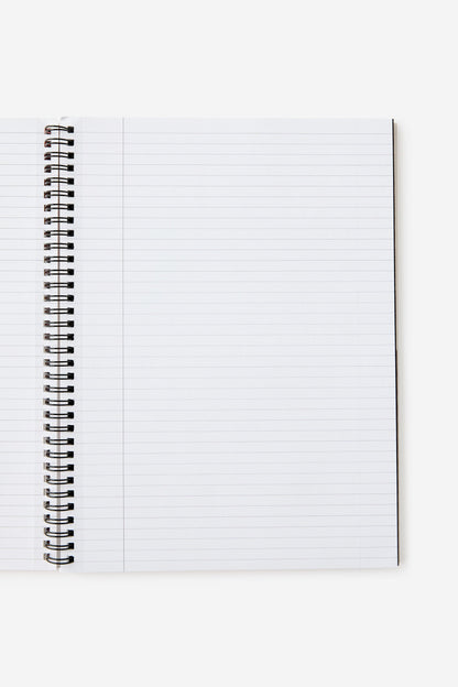 A4 Subject Spiral Lined Notebook