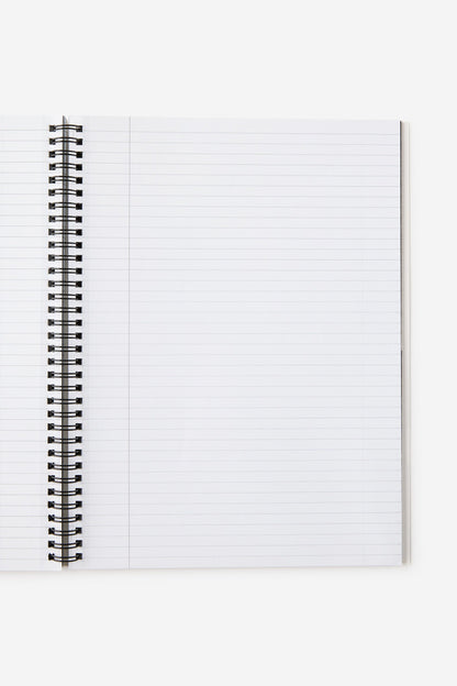 A4 Subject Spiral Lined Notebook