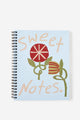 A5 Subject Spiral Lined Notebook