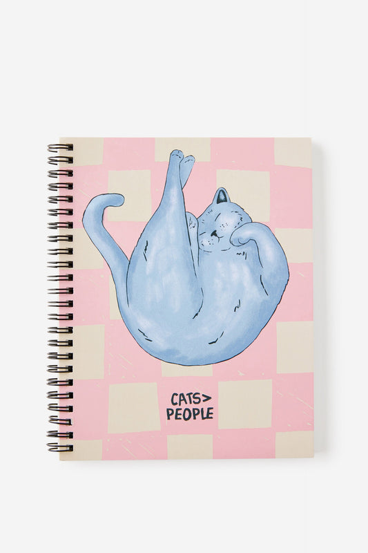 A5 Subject Spiral Lined Notebook