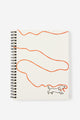 A5 Subject Spiral Lined Notebook