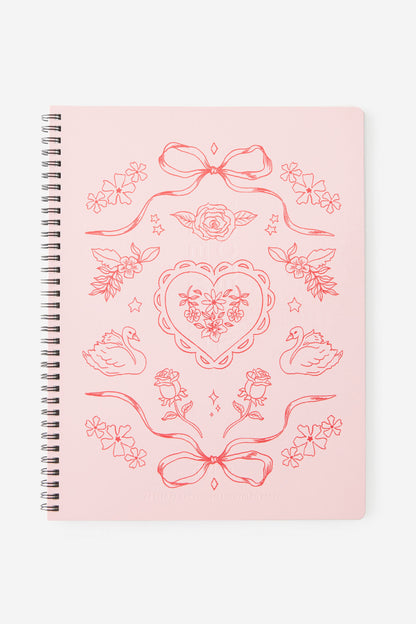 A4 Spiral Lined Notebook
