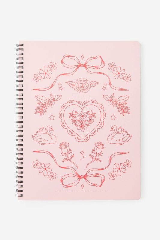 A4 Spiral Lined Notebook