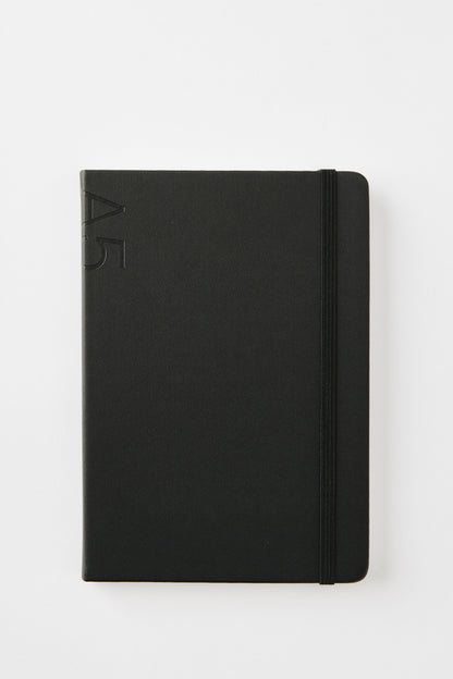 A5 Hard Cover Grid Notebook