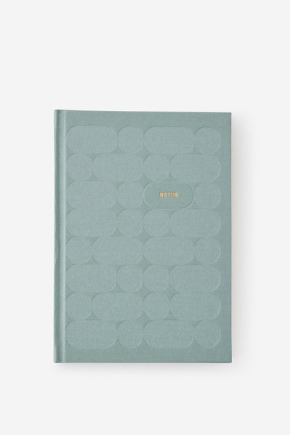 A5 Linen-Textured Lined Notebook