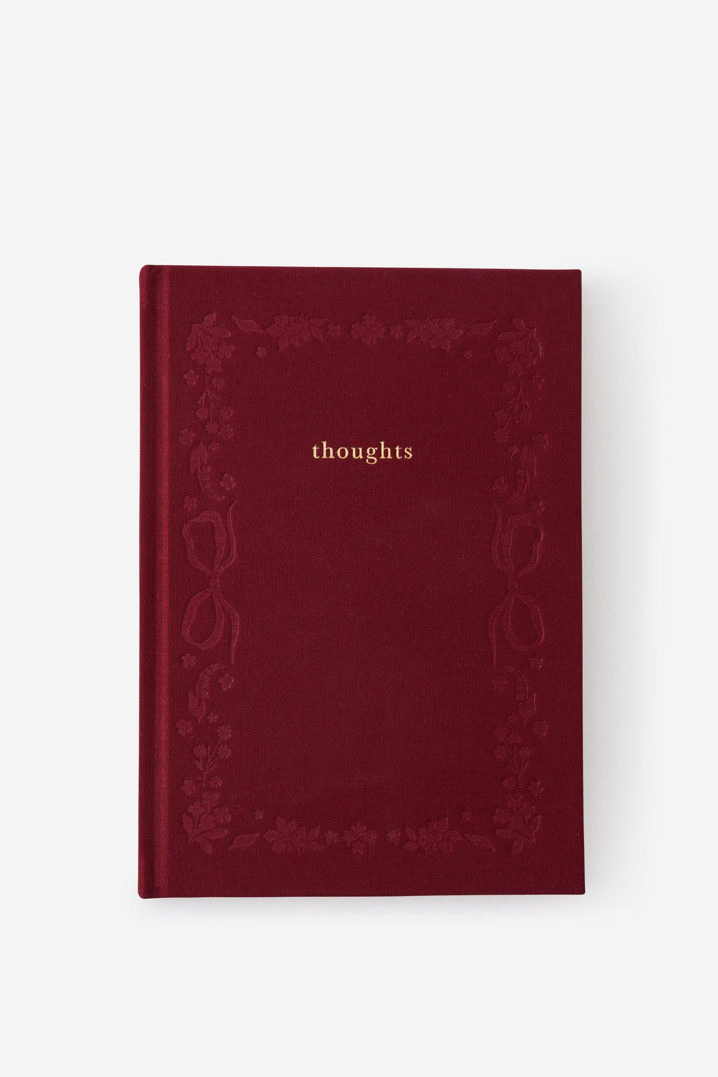 A5 Linen-Textured Lined Notebook