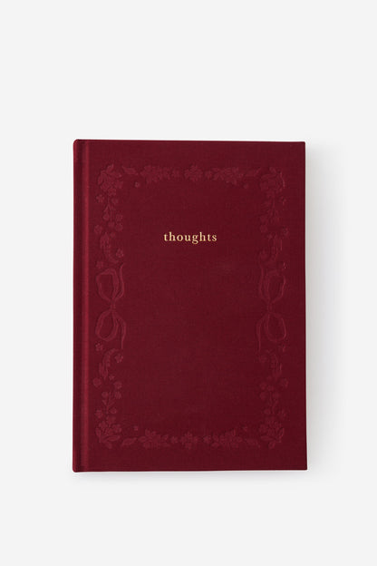 A5 Linen-Textured Lined Notebook