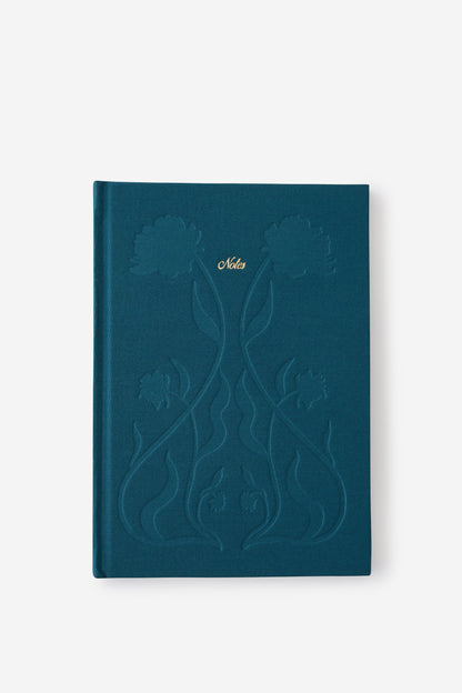 A5 Linen-Textured Lined Notebook