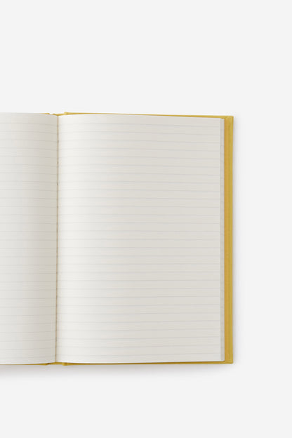 A5 Linen-Textured Lined Notebook