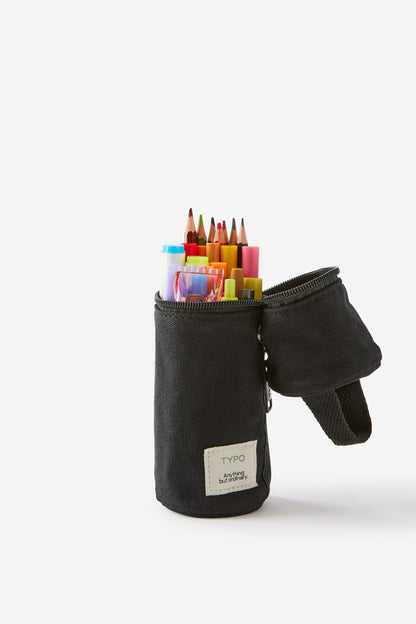 Barrel Canvas Pencil Case