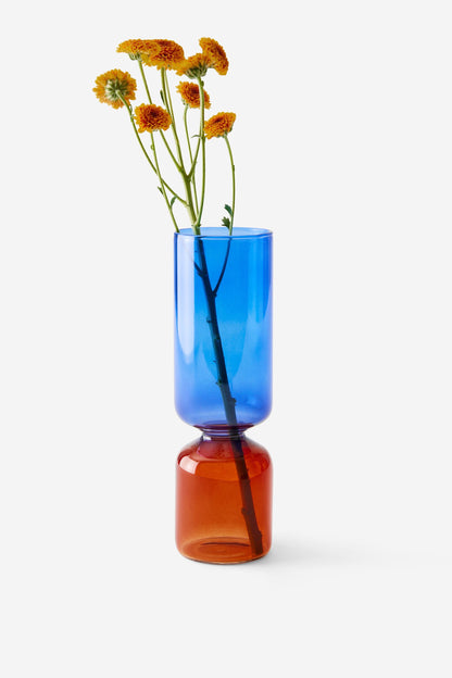 2 Toned Glass Vase