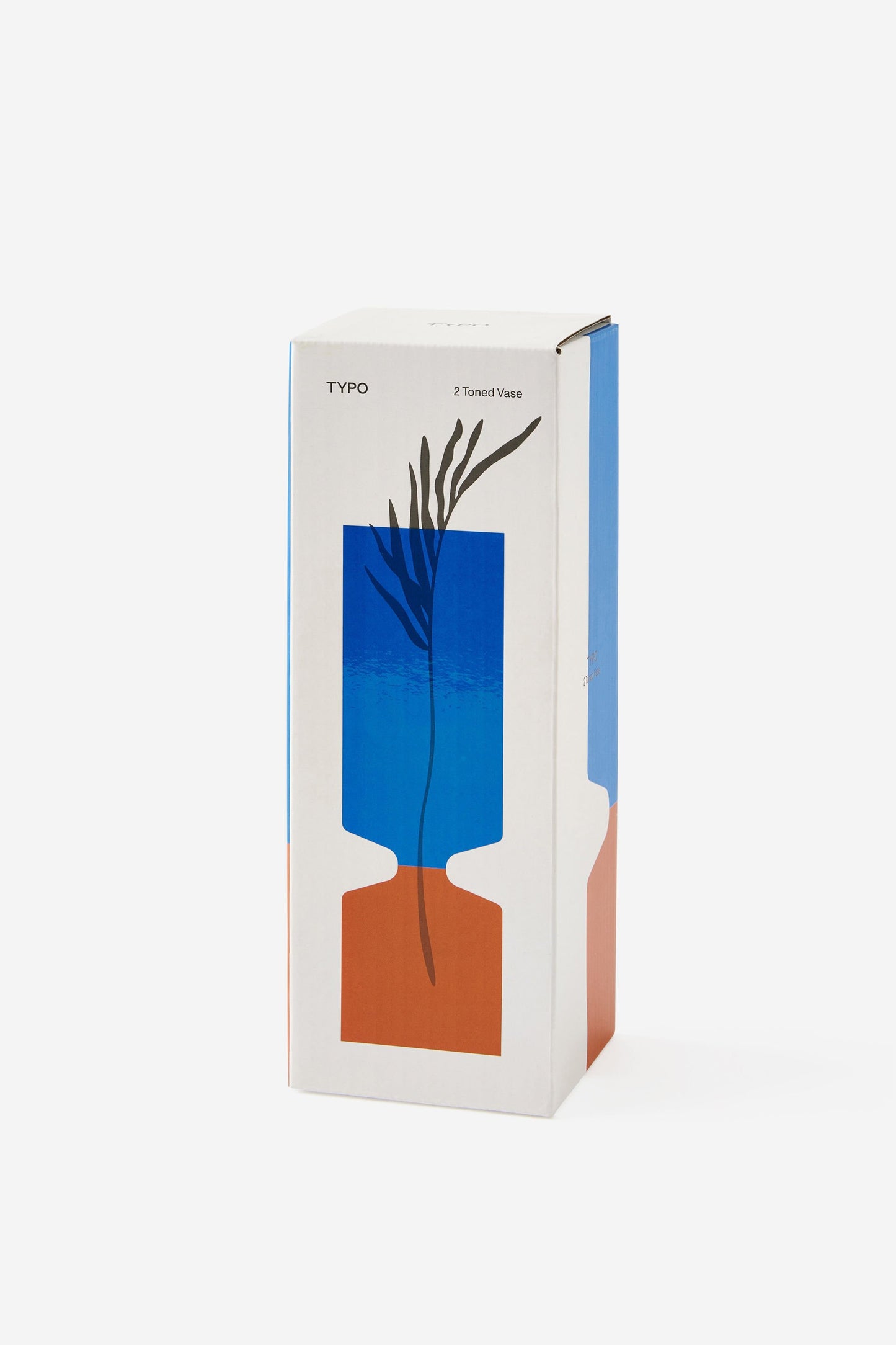 2 Toned Glass Vase