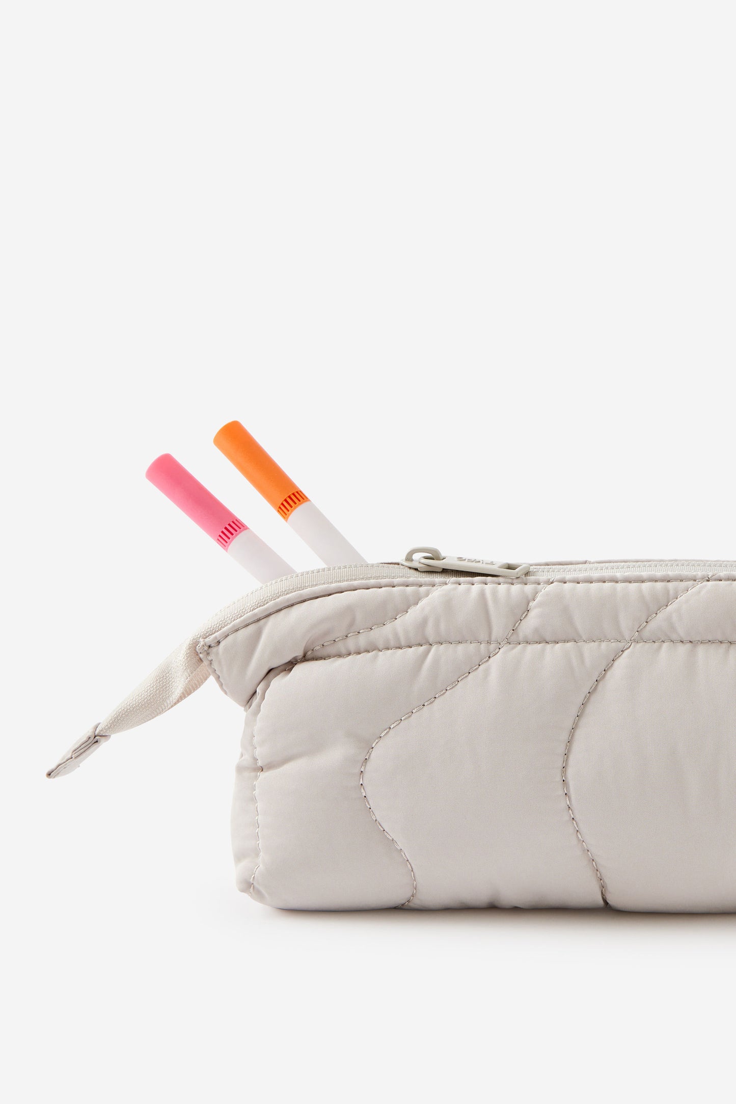 Compact Quilted Pencil Case