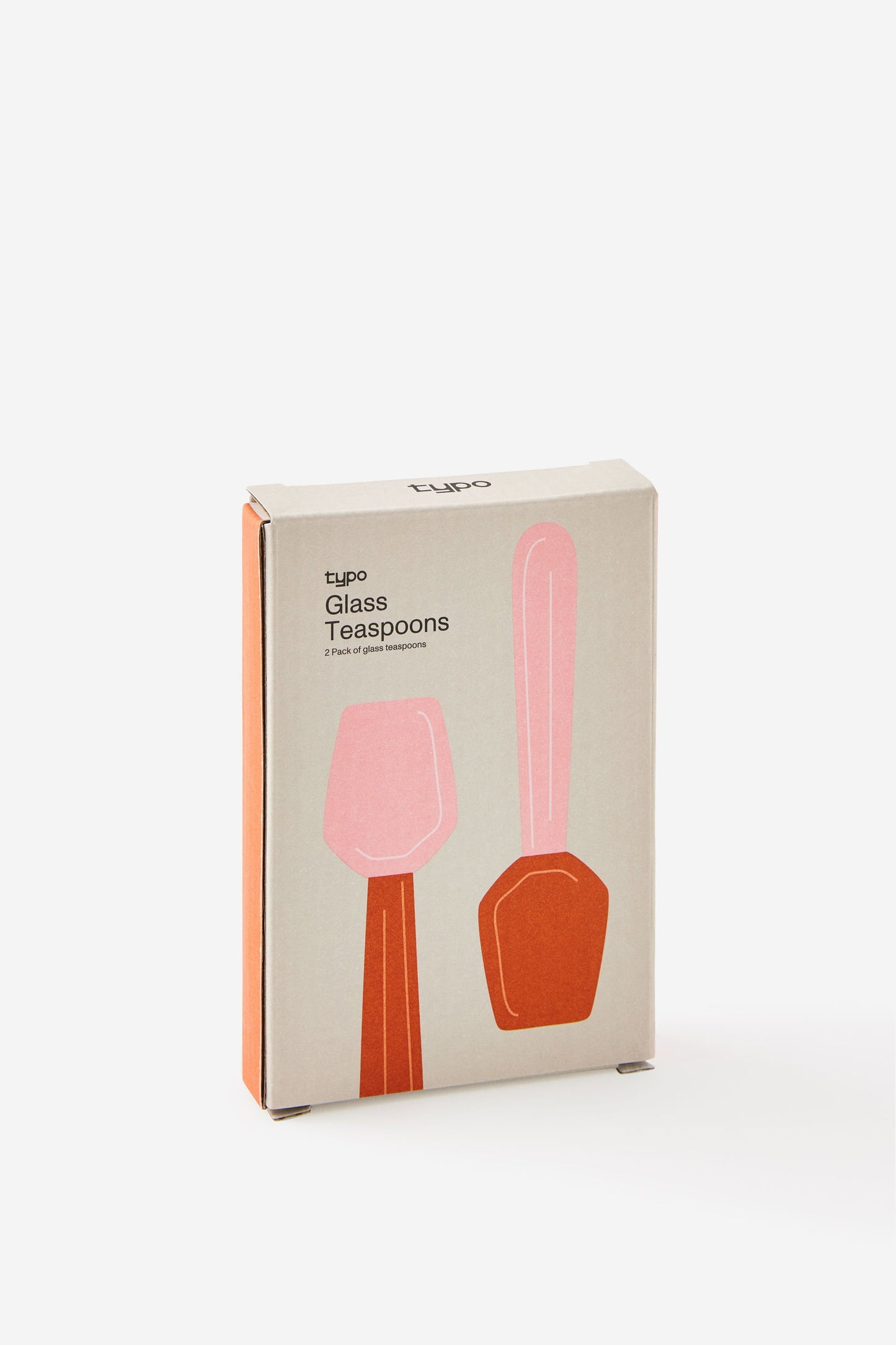 Glass Teaspoons 2Pk