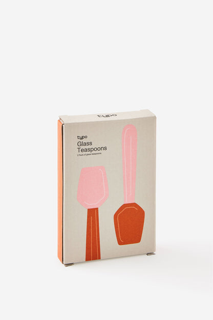 Glass Teaspoons 2Pk
