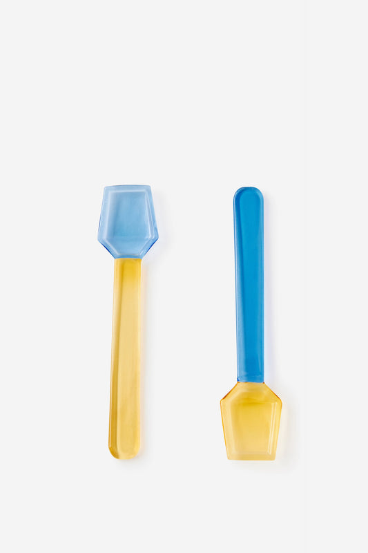 Glass Teaspoons 2Pk