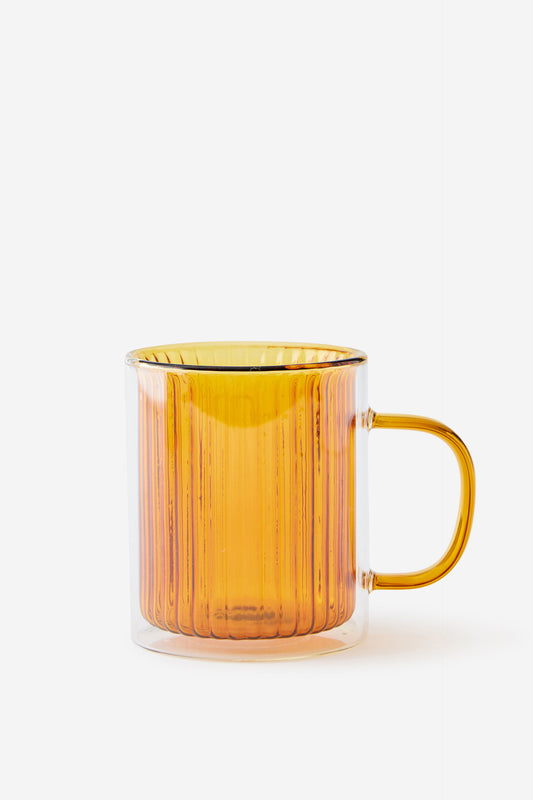 Double Walled Glass Mug