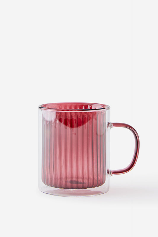 Double Walled Glass Mug