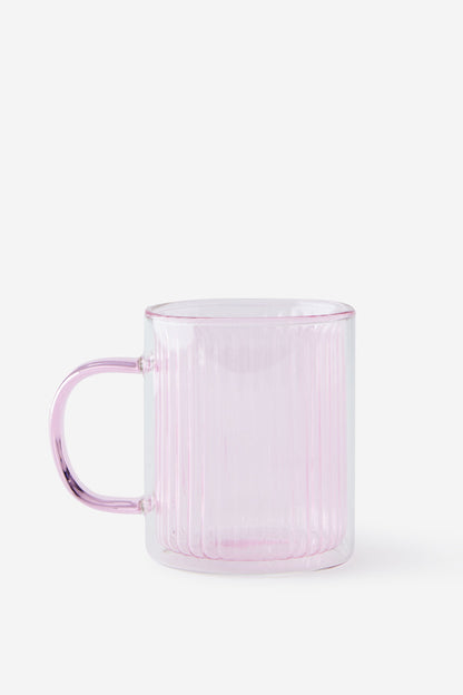 Double Walled Glass Mug