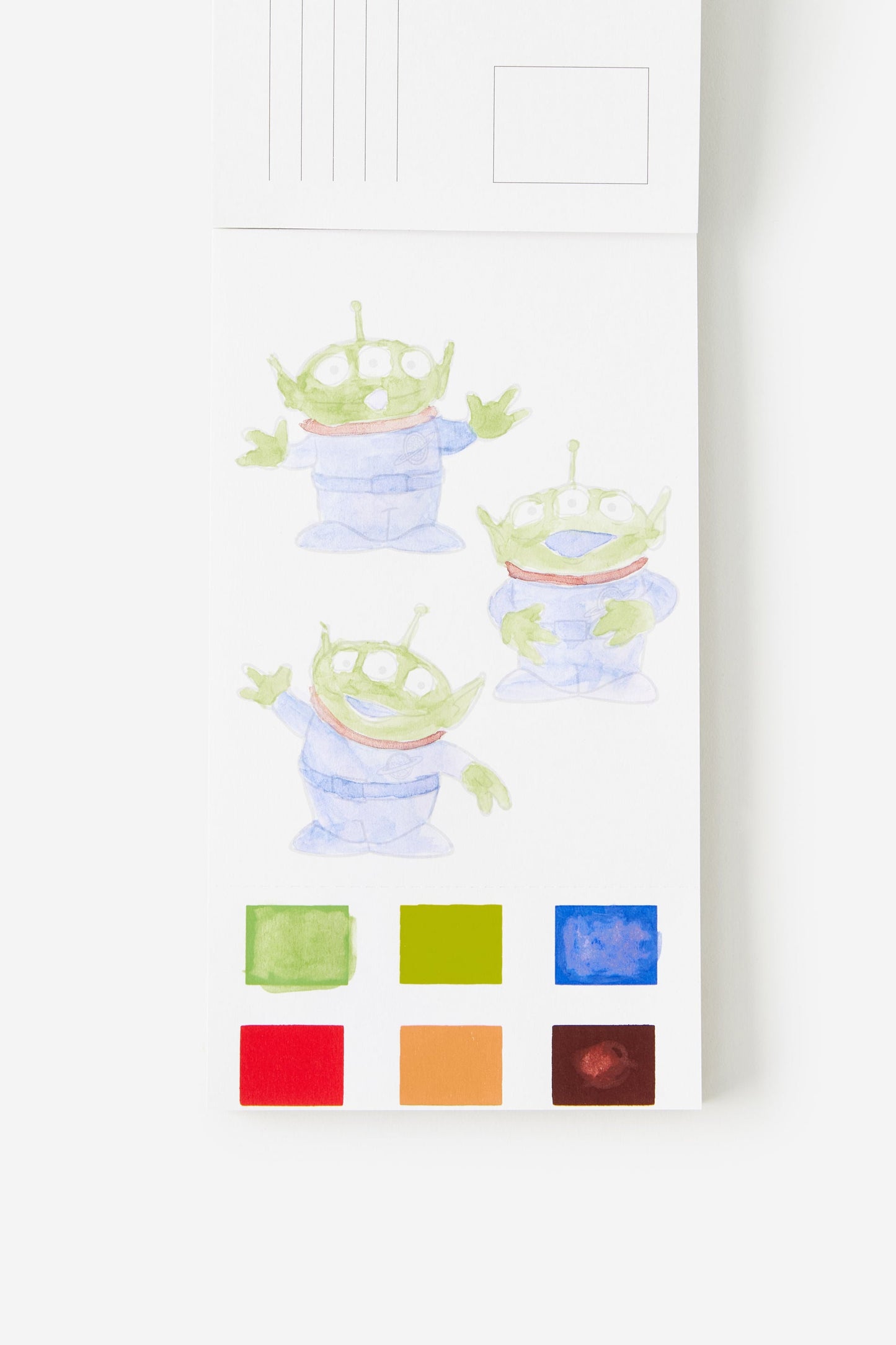 Toy Story Watercolour Postcard Pad