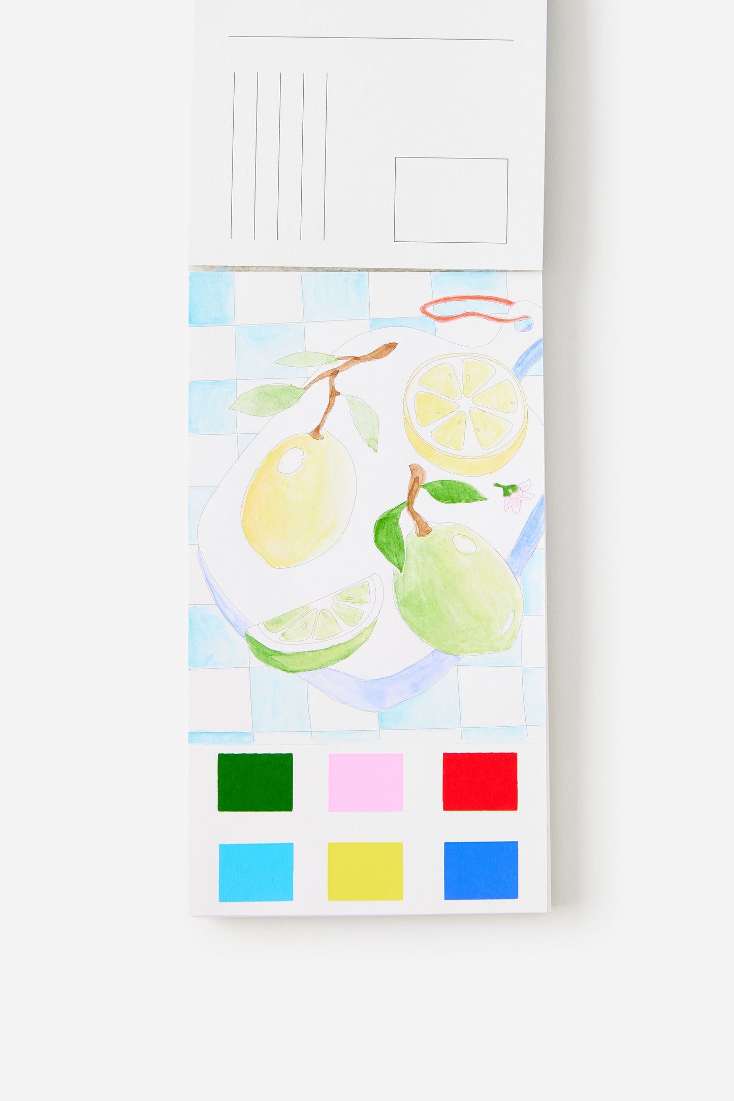 Watercolour Postcard Pad