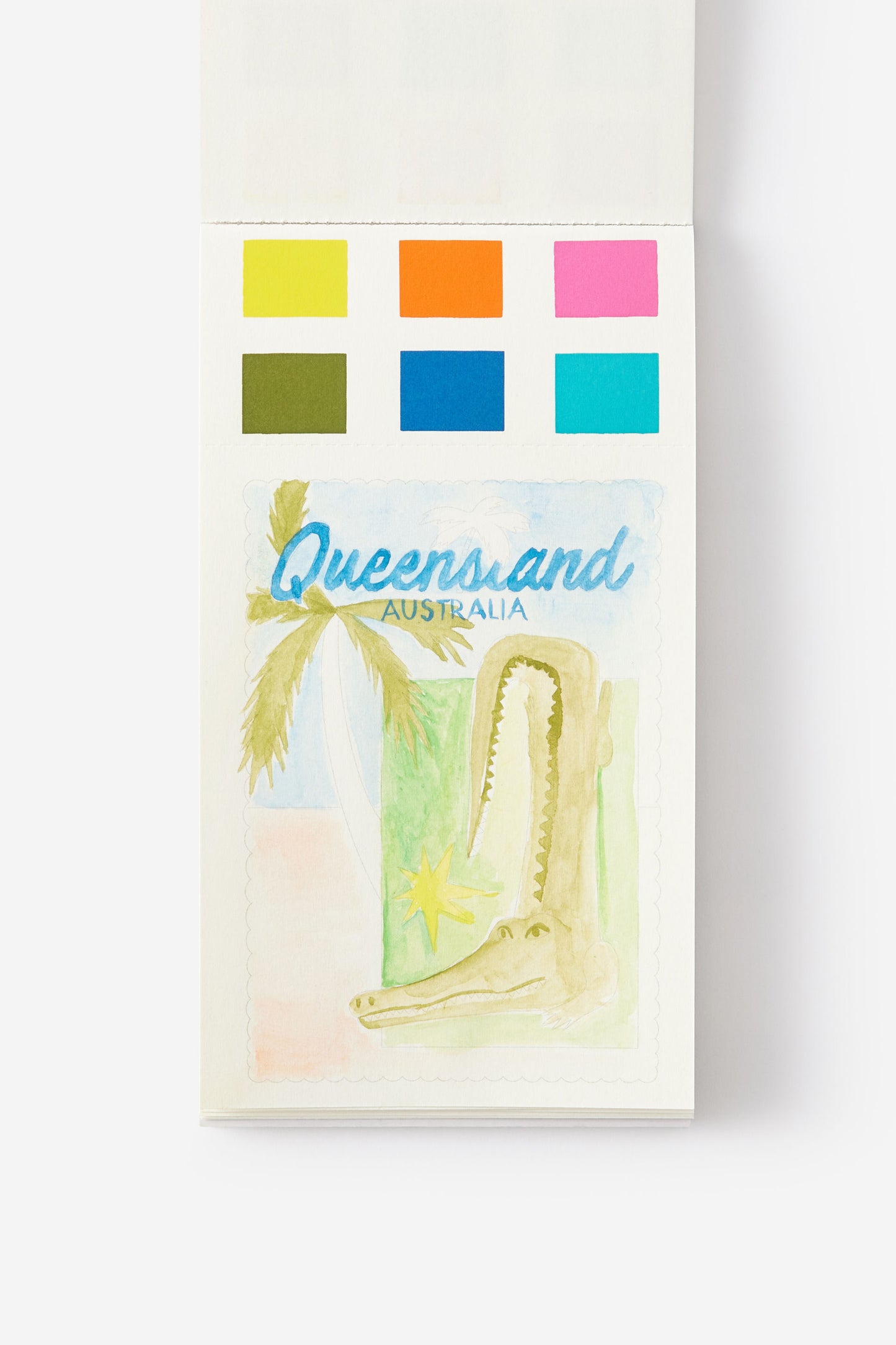 Watercolour Postcard Pad