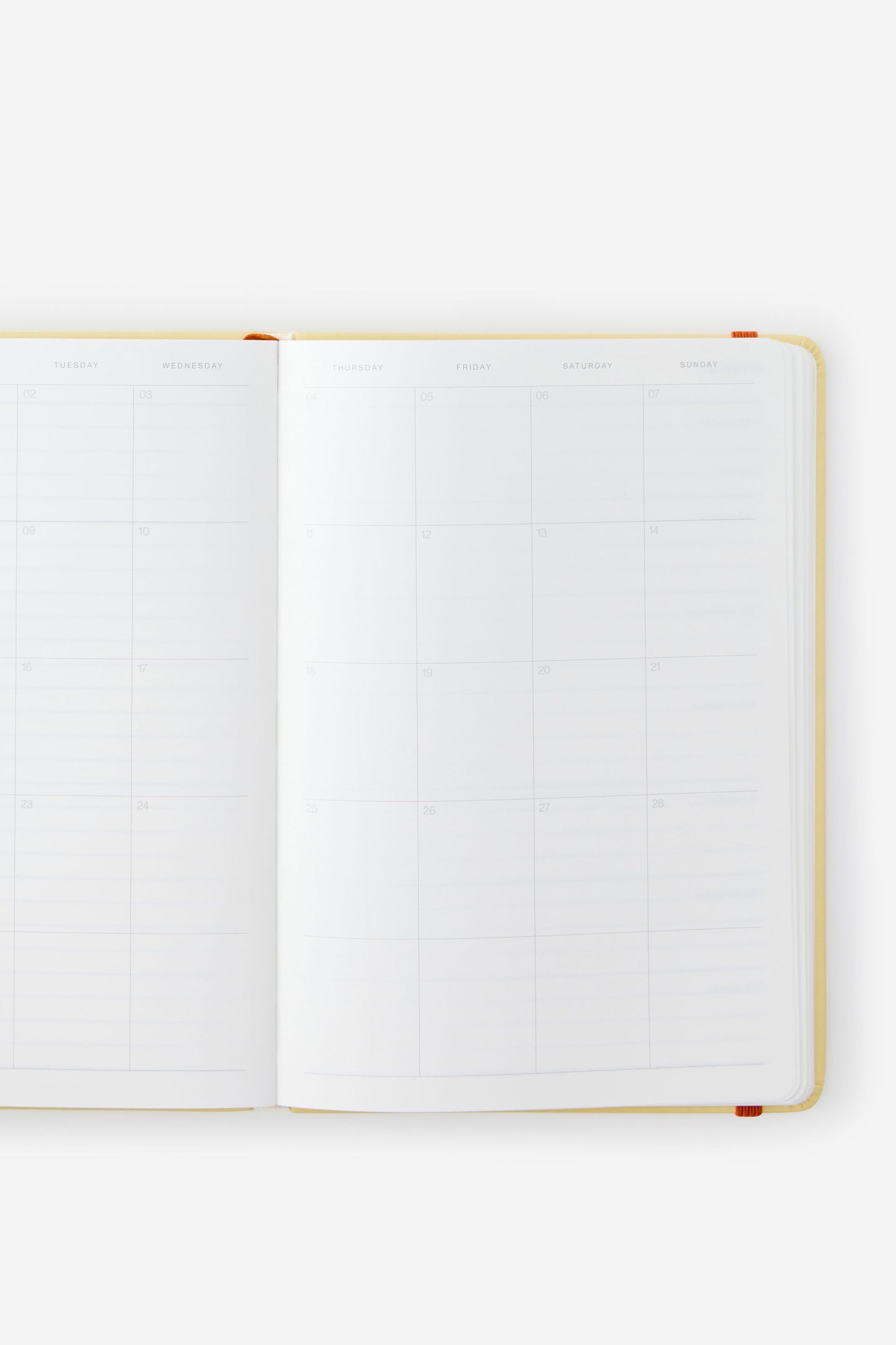 26/27 A5 Weekly Hard Diary