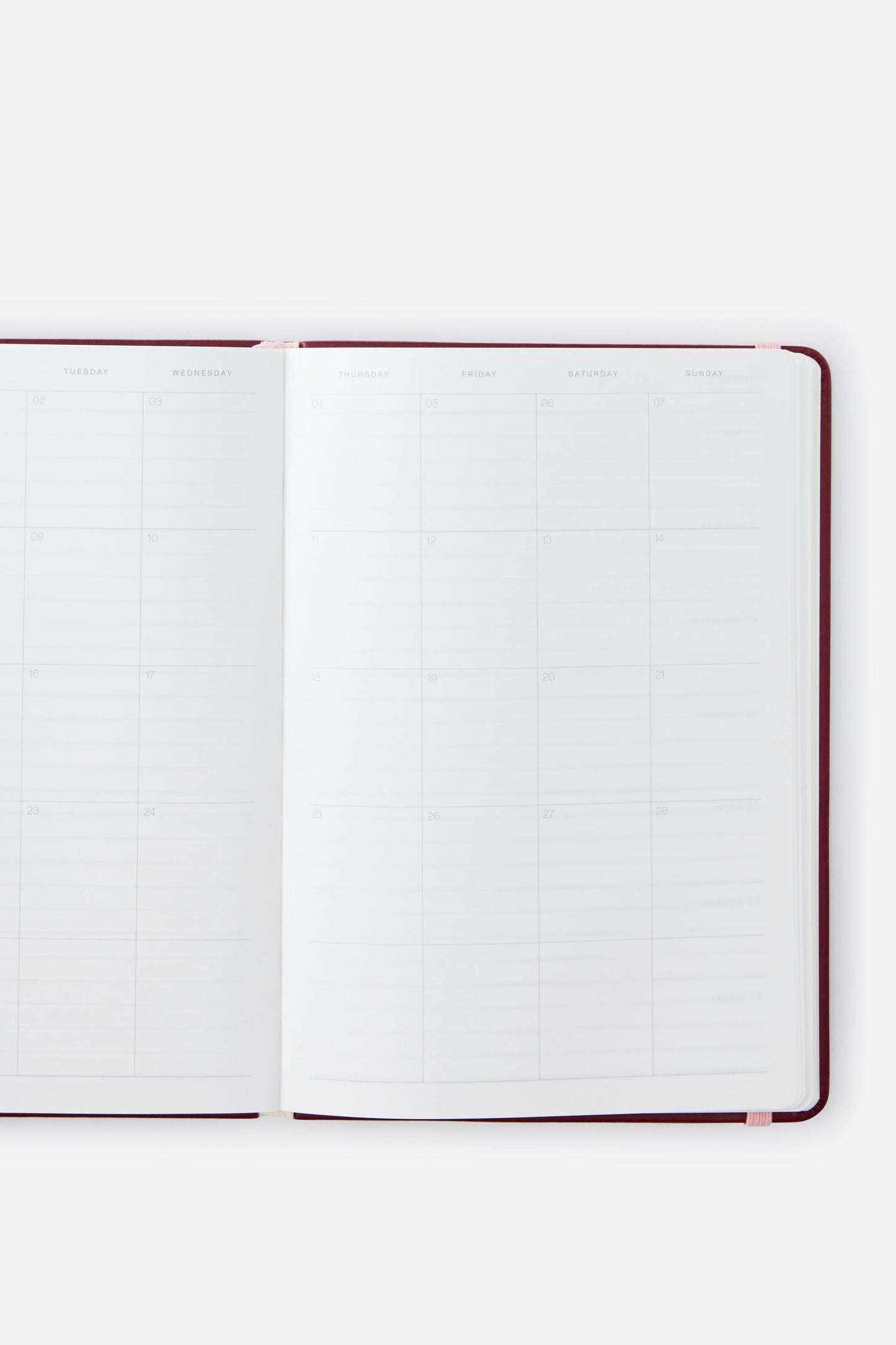 26/27 A5 Weekly Hard Diary