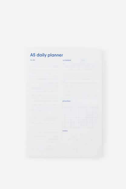 A5 Daily Notepad Planner