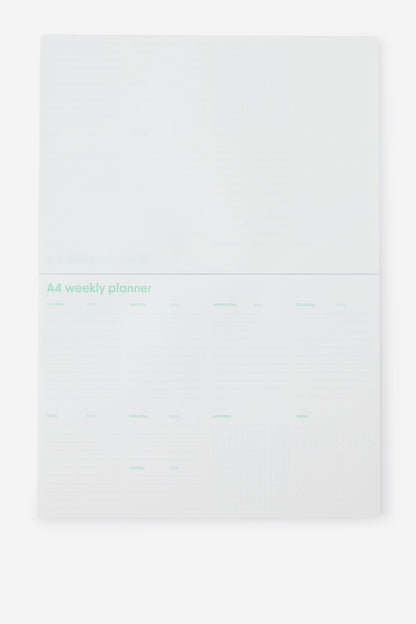 A4 Weekly Notepad Planner