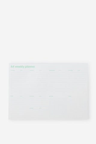 A4 Weekly Notepad Planner