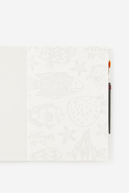 A5 Stitch Bound Watercolouring Book