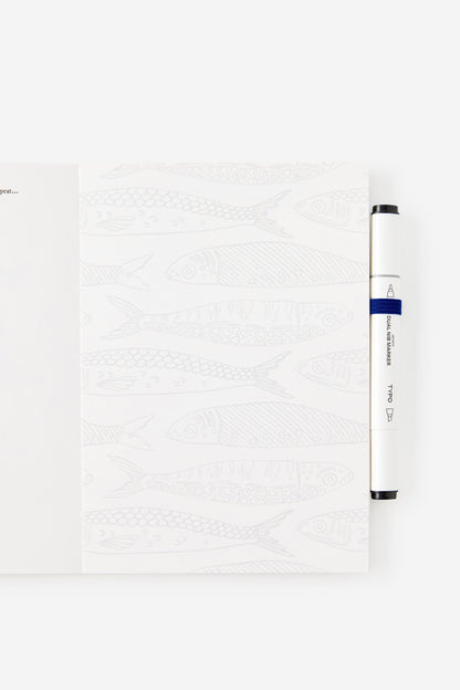 A5 Stitch Bound Colouring Book