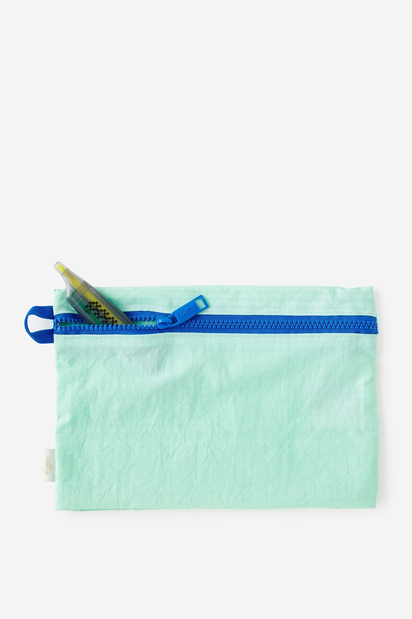 Zip Up Grid Pencil Case