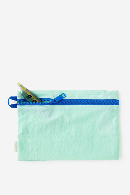 Zip Up Grid Pencil Case