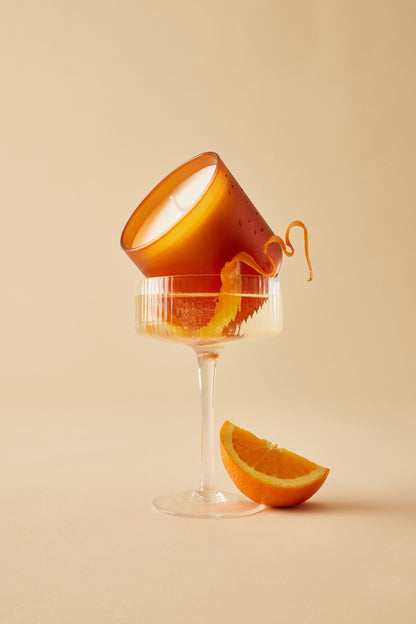 Frosted Glass Candle