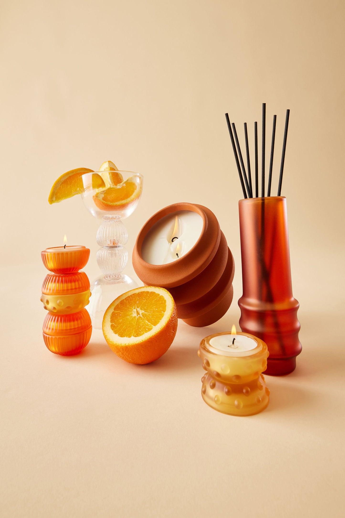 Sculptural Ceramic Candle