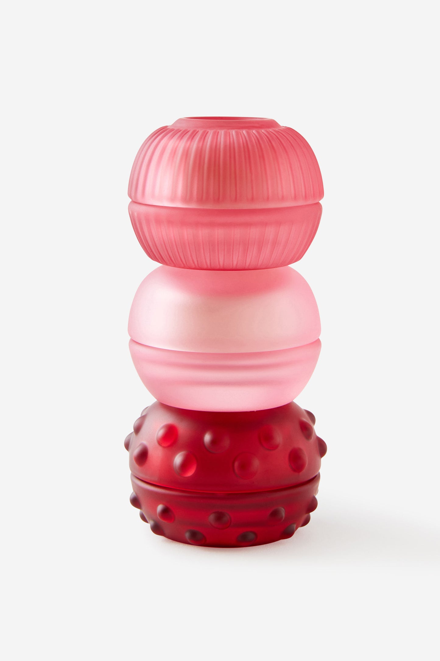 Mini Stackers Glass Tea Light Candle