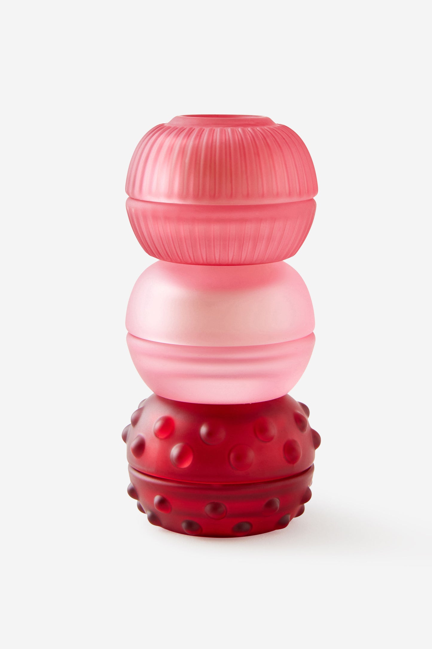 Mini Stackers Glass Tea Light Candle