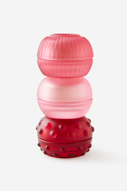 Mini Stackers Glass Tea Light Candle